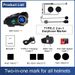 Q28 Motorradhelm-Headset Bluetooth Freisprecheinrichtung Wasserdichter Kopfhörer Kabellos 1080P Video Dashcam TF-Karte Als Geschenk_voghion.com
