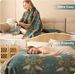 Boho Cotton Throw - 60x80cm Lightweight Bird Design_voghion.com