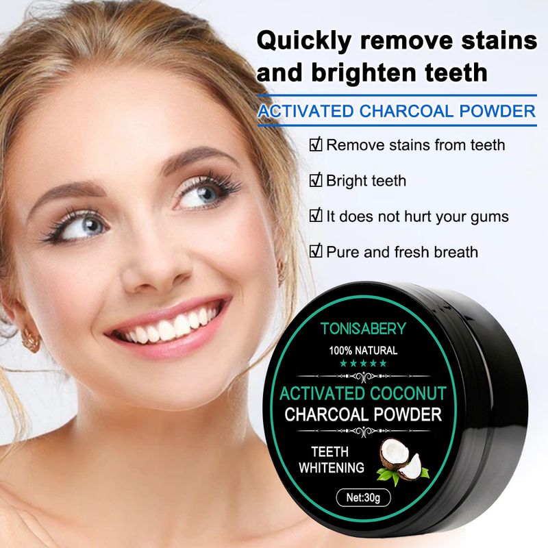 TONISABERY Kokosnoot Actieve Kool Tandenbleekpoeder 30G_voghion.com