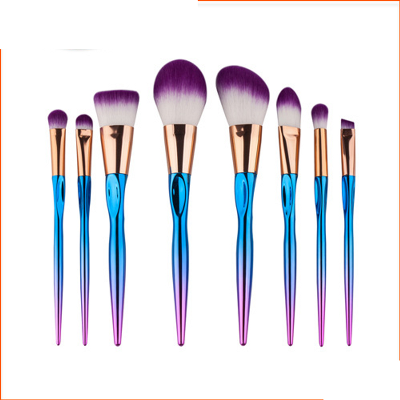 8pcs makeup brushes, heart-shaped set, foundation brushes, beauty tools, cosmetics supplies GUJHUI Yuncai_voghion.com