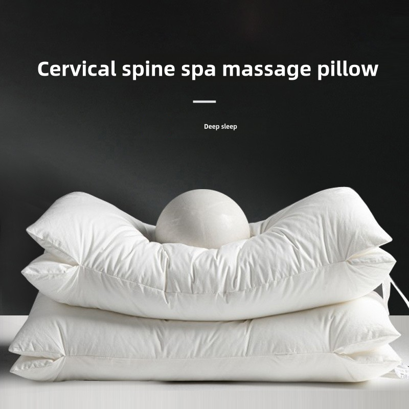 SPA Massage Pillow Washable Antibacterial Pillow Core_voghion.com