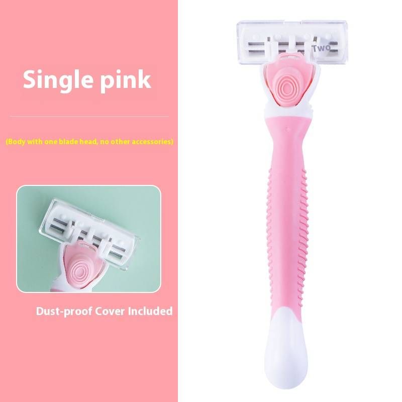 Women's Hair Trimmer For Bikini, Underarms & Legs - Reusable Stainless Steel Razor With Ergonomic Handle - Painless & Smooth Shaving_voghion.com