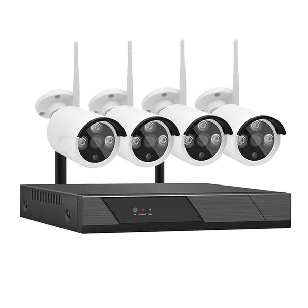 4K Wireless Security Camera System With Night Vision, 4CH NVR, WiFi Remote Viewing, US/EU/UK/AU Plug Options_voghion.com