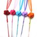 Fairy Tassel Toy Wand Elastic Rope Plush Ball Teaser Rod Durable Scratch And Chew Cat Supplies_voghion.com