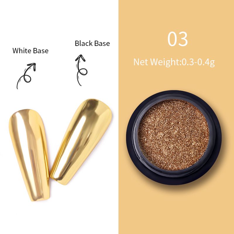 Sets & Kits Nail Products Magic Mirror Powder Aurora Mirror Powder Electroplated Metal Mirror Effect Nail Glitter Powder_voghion.com