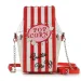 Projektant 2025 Popcorn Red Stripe Design Chain Shoulder Crossbody dla kobiet Modne torebki i torebki dla dziewcząt Nowość_voghion.com
