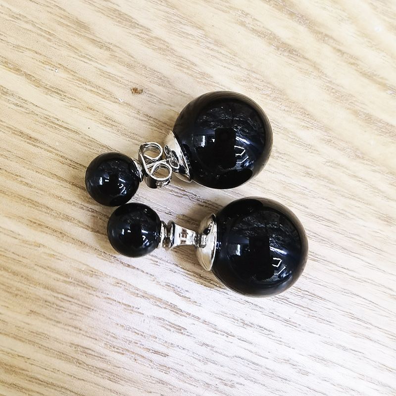 Women's Jewelry Star Style Fashion Pearl Earrings Sweet Temperament Girls Earrings Double Sided Pearls Multiple Ways To Wear_voghion.com