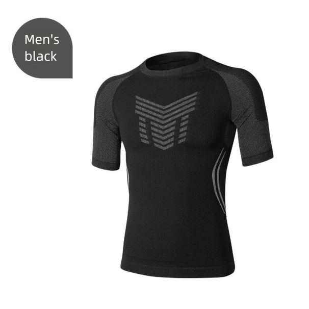 Erkekler ve Kadınlar İçin Yeni Açık Hava Hızlı Kuruyan Tişört, Spor Kısa Kollu, Profesyonel Maraton Koşusu, Fitness Sıkıştırma_voghion.com