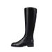 26ss New Style Knight Over-the-Knee Long Round Toe Low Slimming High Tube Chunky Heel Back Zipper Women's Boots_voghion.com