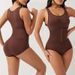 "Women's Full Body Shaper - High Waist Tummy Control & Hip Lifting Shapewear For Instant Slimming Effect, Comfortable & Breathable Seamless Design_voghion.com