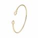 Brass Gold Plated Bracelet For Women Light Luxury Style Inlaid Opal Opening Adjustable Teardrop Shaped Bracelet_voghion.com
