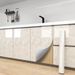 Milky White Removable Countertop Waterproof Marble Wallpaper Self-Adhesive Suitable For Cabinets Kitchen Stickers_voghion.com
