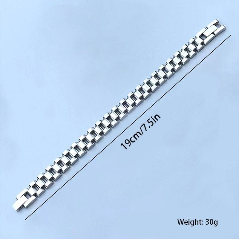 New fashion titanium steel chain bracelet, high-end men's and women's Cuban hip-hop bracelet,bangle, fashion holiday jewelry gift for your loved_voghion.com