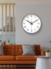 Yipula 6102 Living Room Digital Wall Watch Modern On-Time Silent Sweep Second Quartz Clock_voghion.com