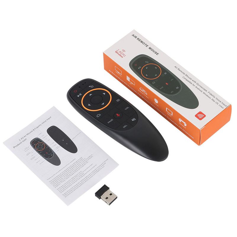 G10S Voice Flying Multi Version Air Mouse infraroșu învățare TV Box telecomandă cu giroscop_voghion.com