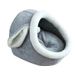 Semi-Enclosed Winter Cat Dog Bed Removable Washable Pet House Warm Nest Mat_voghion.com