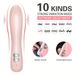 Luxurious Soft Silicone Vibrator - USB-Revitalized for Hyperrealistic Sensations - Clitoral Bliss & Couples Massage Tool_voghion.com