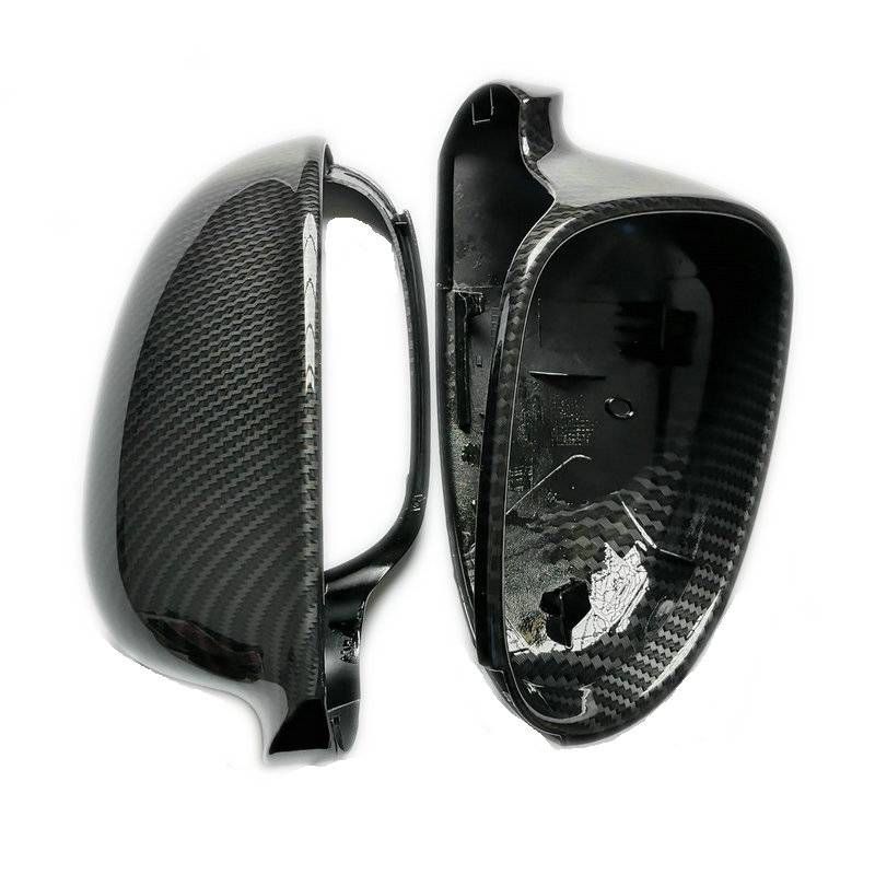 Seitenspiegel-Abdeckungen, Kappen für VW Golf MK5 GTI plus Passat B6 B5.5 für Jetta 5 (Carbon-Look) Sharan Variante EOS für VW_voghion.com