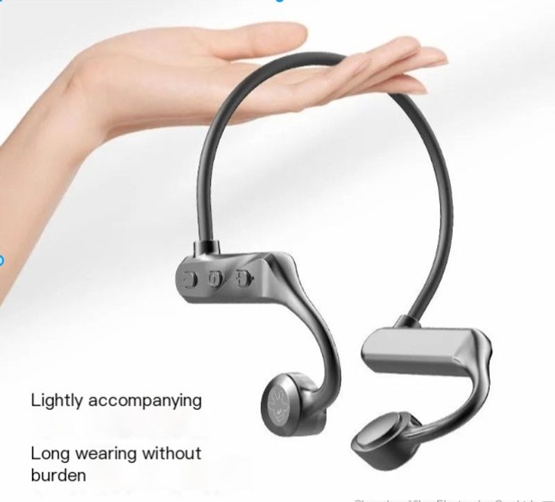 Bezdrátová sluchátka Bluetooth s konceptem vedení zvuku kostí, bezdrátová sluchátka Bluetooth pro běh a sport bez vkládání do ucha_voghion.com