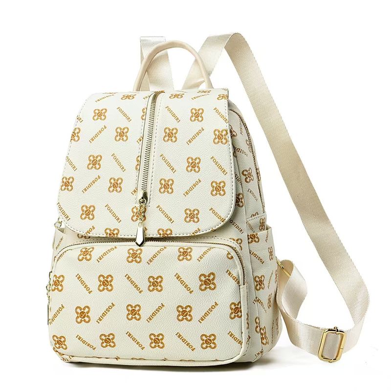 Modischer Damenrucksack, großes Fassungsvermögen, strukturiert, trendig, multifunktional, für Pendeln, Unterricht, personalisierte Rucksäcke_voghion.com