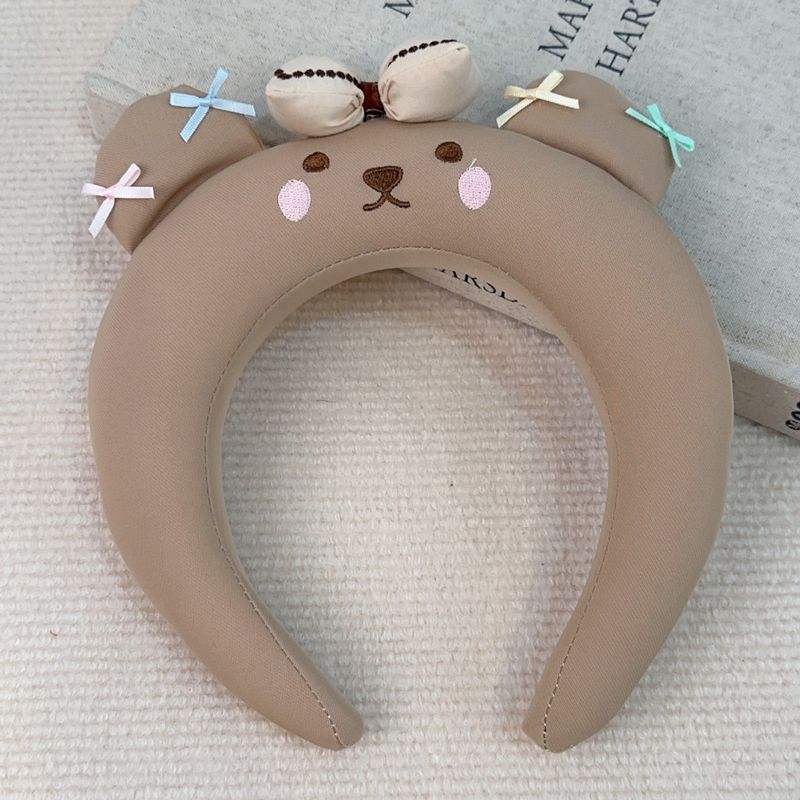 Südkorea Cartoon Niedlichen Welpen Haar Hoop frauen Gesicht Waschen Haar Hoop Gesicht Waschen Make-Up Haar Karte Presse Auktion Niedlichen Haar Zubehör_voghion.com