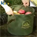 5/10/20L Folding Portable Bucket With Cover Car Wash Fishing Bathroom Tool Silicone Bucket Outdoor Camping Household Supplies_voghion.com