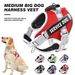 Harness Anti-Explosion Vest-Style Medium And Large Leash Reflective Breathable Dog Chain_voghion.com