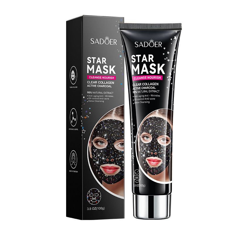 Mask SADOER Starry Sky Whitening Cleansing Tear Mask, Efficient Blackhead Removal Hydration And Rejuvenation, Soothing Repair Tearing And Pulling_voghion.com