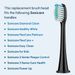 4 Stück Ersatz-Zahnbürstenköpfe, kompatibel mit Philips Sonicare Electric Brush Head Refills für 1100 2100 4100 4300 5100 5300 6100 6500 7000 7300_voghion.com