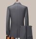 Men's Casual, Regular Business Gentleman's Simple And Versatile Suit, Groom And Best Man Wedding Suit, Two-piece Suit + Trousers_voghion.com