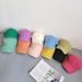 Unbeatable Quality Korean Version Dopamine Solid Versatile Baseball For Men And Women All Season Commuting Candy Color Sunshade Hat Big_voghion.com