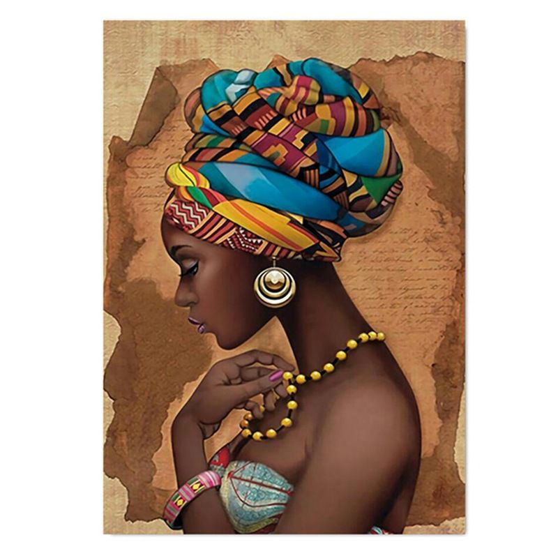 Pôster de arte feminino para pendurar, decoração moderna para sala de estar, quarto, parede, pintura em tela sem moldura_voghion.com