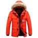 Übergroße Arbeitsjacke mit Kapuze für Herren – Schwerer Wintermantel mit winddichtem Futter und mehreren praktischen Taschen (8 Größen, Elfenbein/Orange/Schwarz-Blau)_voghion.com