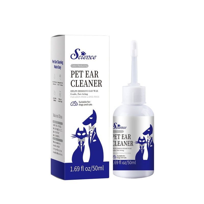 1pcs Stratford Pharmaceuticals Ear Cleaner & Drying Solution For Dogs & Cats W/Aloe Vera To Wash Debris, Wax, Odor & Irritation Relief_voghion.com