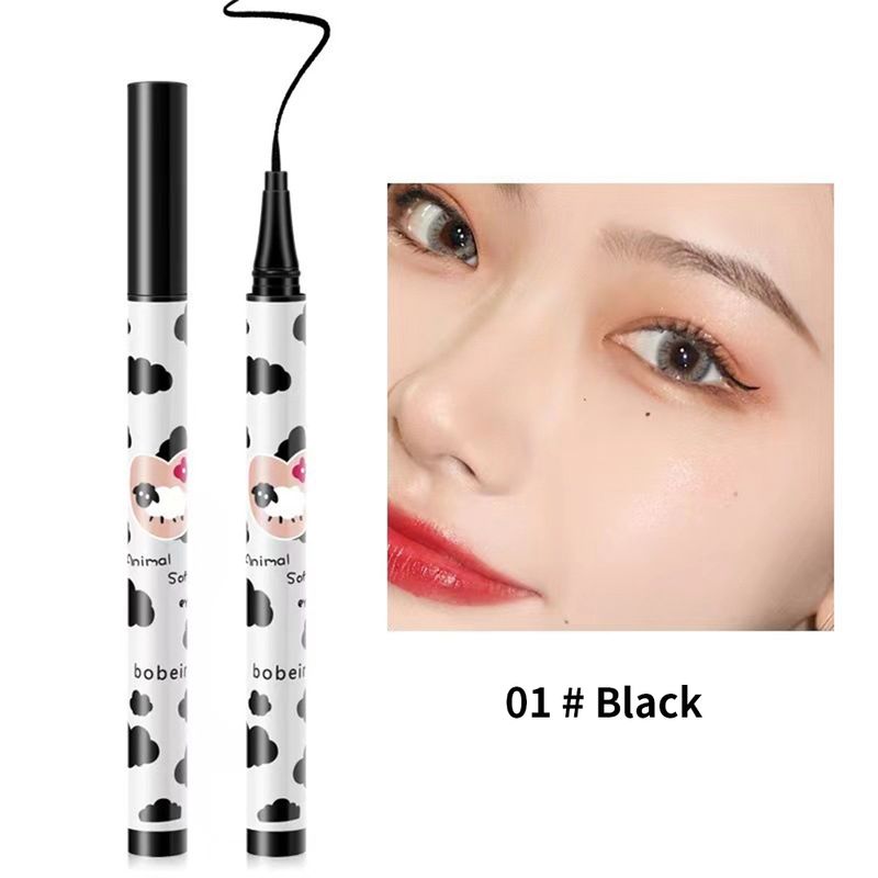 Waterproof fast drying liquid eyeliner pen, Lying silk eyeliner pen, durable black, brown eyeliner pen, beauty eyeliner_voghion.com