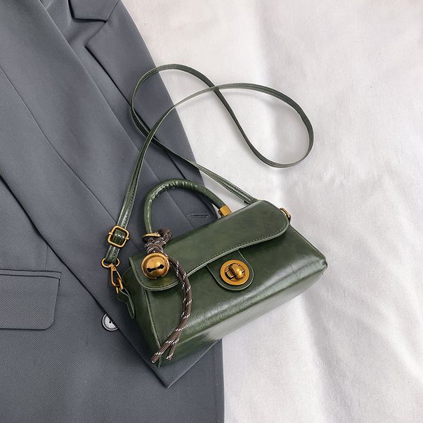 Retro Square Shoulder Bag For Women - Stylish PU Crossbody Handbag With Detachable Strap, Spacious Interior For Daily Essentials_voghion.com