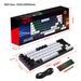 2023 New Gaming Membrane 68 Keys Key Line Separation RGB Backlight Multi-function Wired Keyboard_voghion.com
