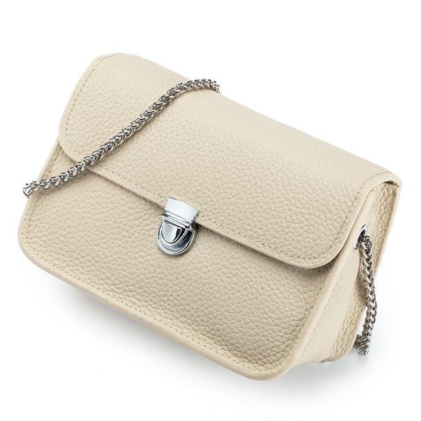 Quadratische lässige Crossbody für Frauen echtes Leder Schulter neue Spring Sommer horizontal vielseitig kleine Kette Damen_voghion.com