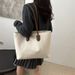 Large-capacity Simple Portable Tote Bag New Autumn And Winter Joker Advanced Commuter One-shoulder Underarm Bag_voghion.com