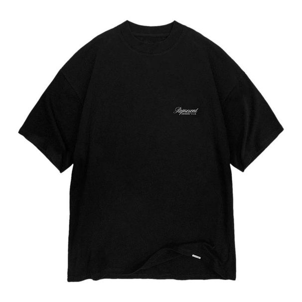 Maglietta estiva a maniche corte in cotone largo da uomo e da donna, nuova_voghion.com