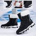Blizzard Beauty: Gesteppte Winterstiefel mit Schnürung_voghion.com
