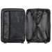 3 Pcs Suitcase Lightweight ABS Carry-on Hand Luggage 4 Spinner Wheels Trolley Case, Black_voghion.com