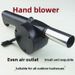 Manual Air Outdoor Hand Crank Blower Picnic BBQ Igniter Small Quick Carbon Starter Oxygenator_voghion.com
