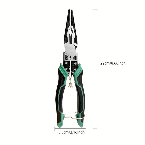 Multifunctionele zware draadknippers van legering, diagonale punttang, gereedschap voor hardware, universele set elektriciensdraadtangen_voghion.com