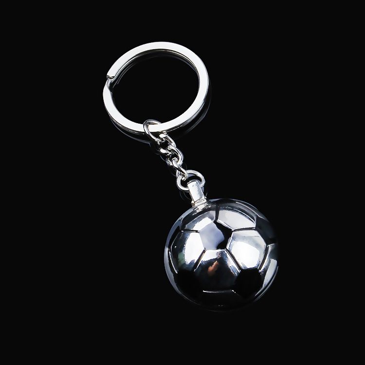 Portachiavi unisex in lega di zinco con ciondolo a forma di pallone da calcio o basket, personalità creativa, portachiavi in metallo per auto_voghion.com
