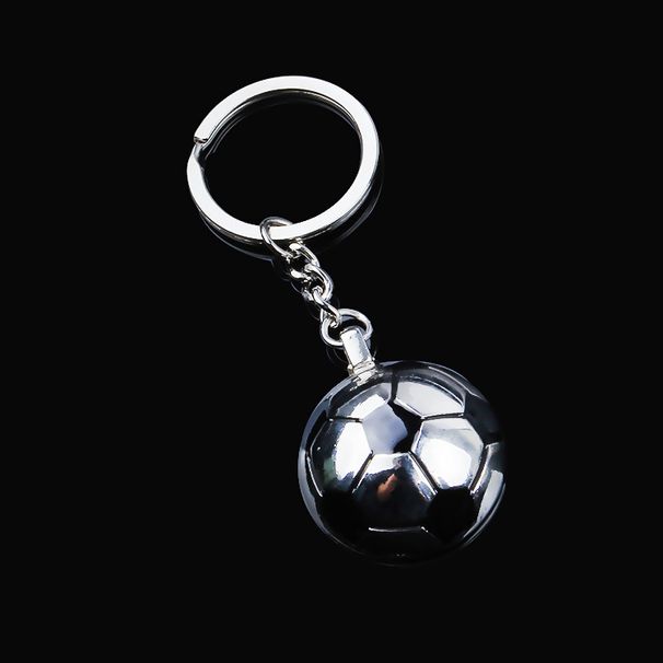 Portachiavi unisex in lega di zinco con ciondolo a forma di pallone da calcio o basket, personalità creativa, portachiavi in metallo per auto_voghion.com