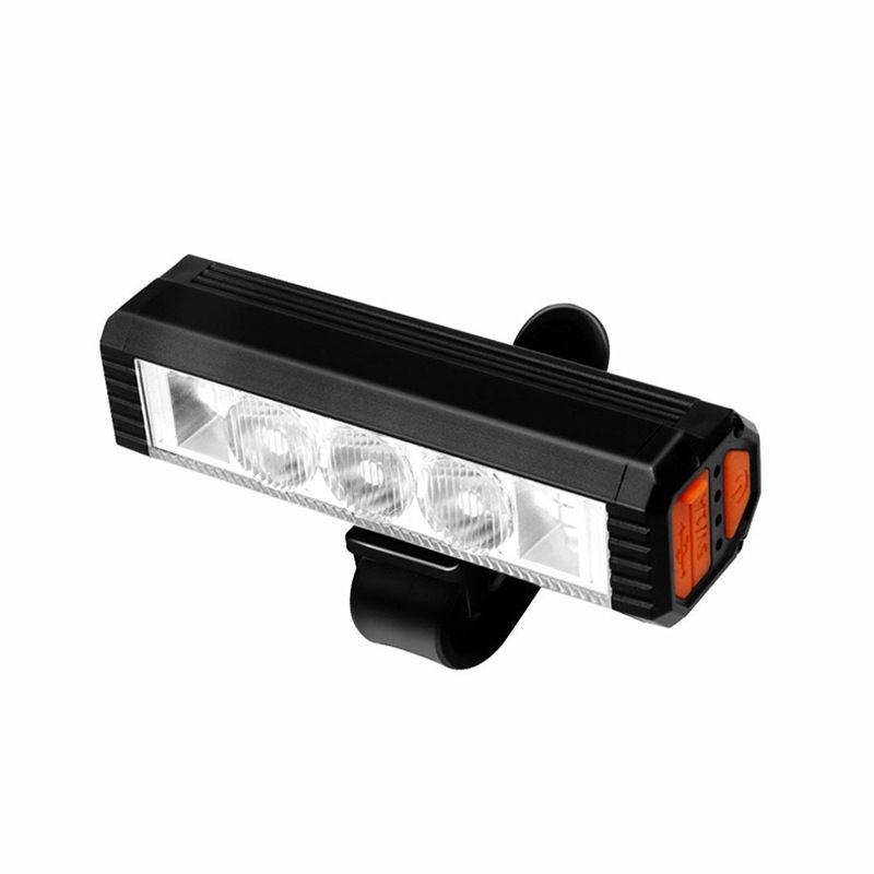 New 2500mAh Aluminum Alloy USB Bicycle Front Light High Bright Night Riding Flashlight Outdoor_voghion.com