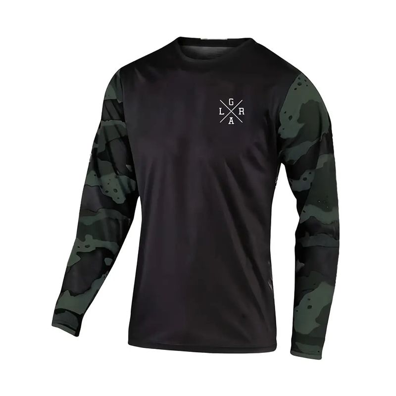 Loose Rider Männer Langärm Trikot BMX Mountainbike MTB Shirt Motocross Enduro Downhill Trikot_voghion.com