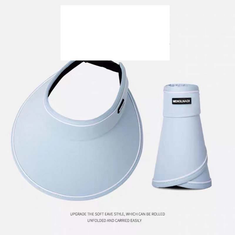 UPF50+ Summer Sun Protection Hat 2024 New Women's Face Covering Anti-UV Empty Top Women's Sun Hat Sun Hat_voghion.com