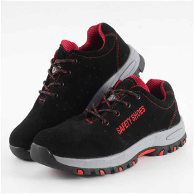 2025 Fashion Men's Low Top Lace-Up Anti-Smash Anti-Piercing Steel Cap Non-Slip Wear-Resistant Lightweight Safety Shoes 37-46_voghion.com